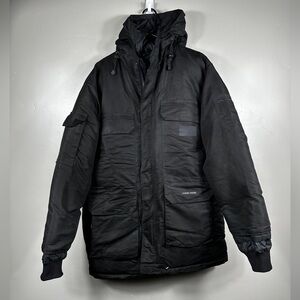 Canada Goose Men’s Down Parka Jacket in Black Size Large